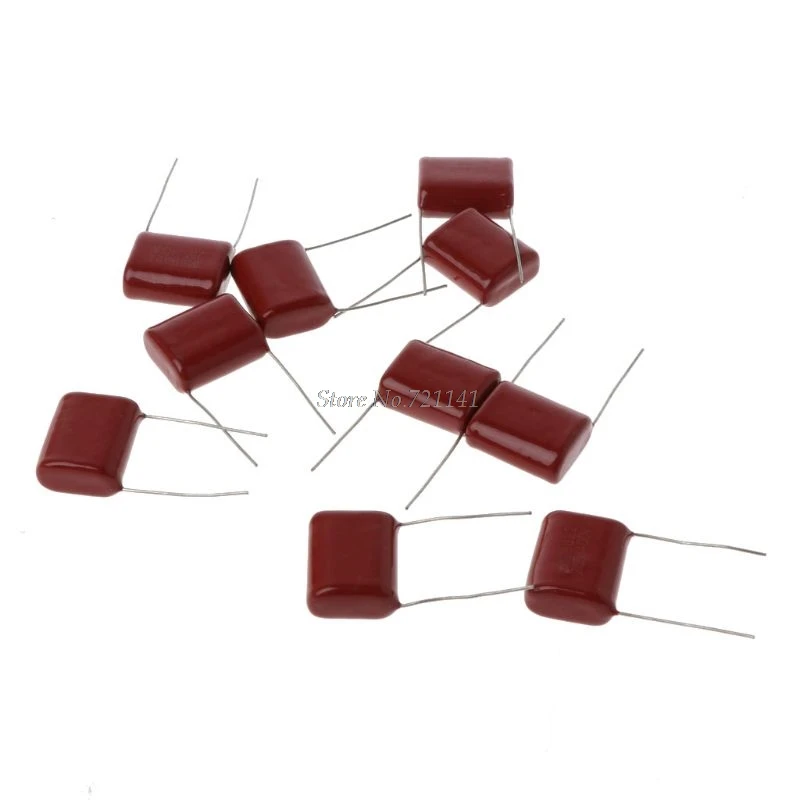 10 шт. 400V225J 2 мкФ шаг 20 м 225J400V 225 400 В 2200PF CBB полипропиленовый пленочный конденсатор