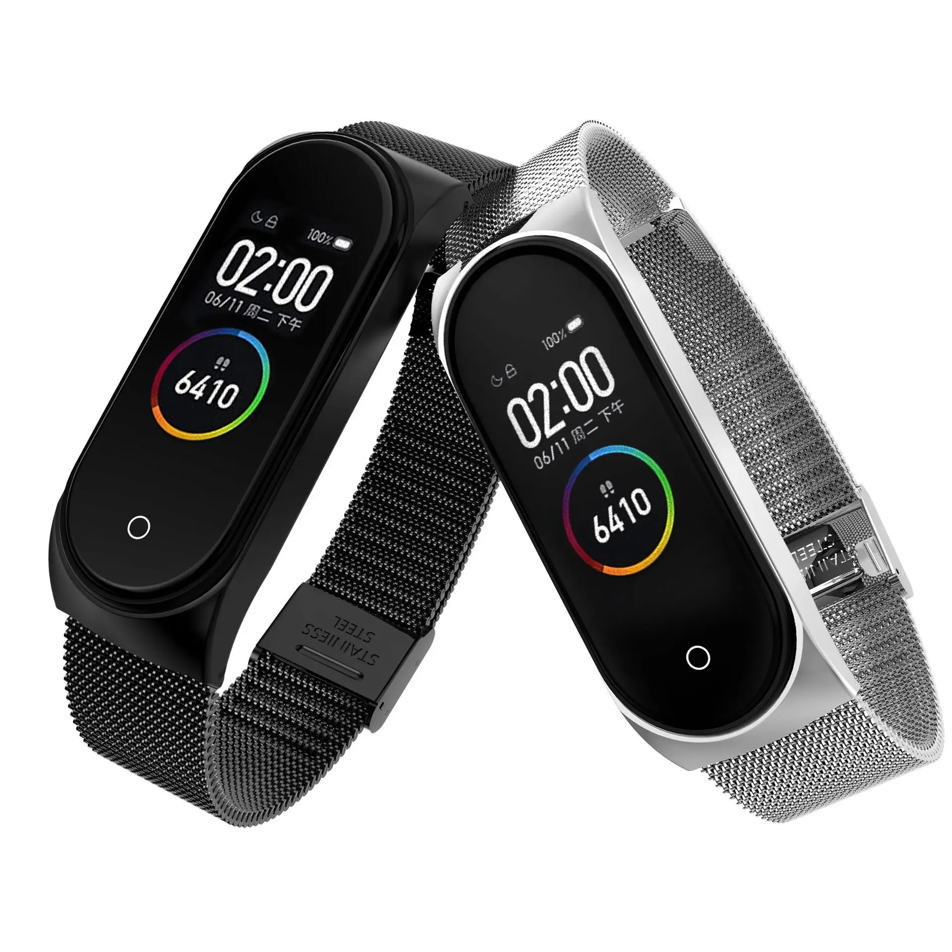 Оригинальный Xiaomi Mi Band 4 браслет Miband фитнес-браслет 3 цвета AMOLED экран Смарт-тренер