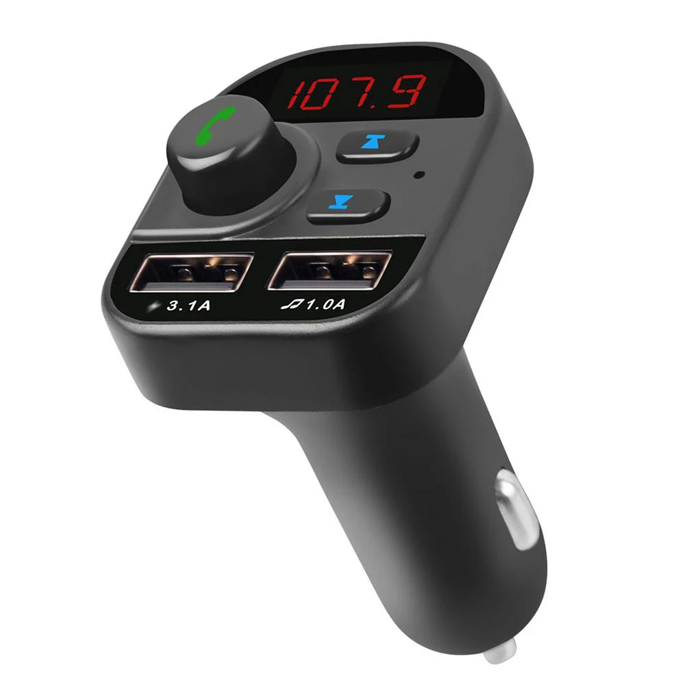 2019 Автомобильный MP3 плеер Bluetooth fm передатчик комплект Hands Free 3.1A двойное USB