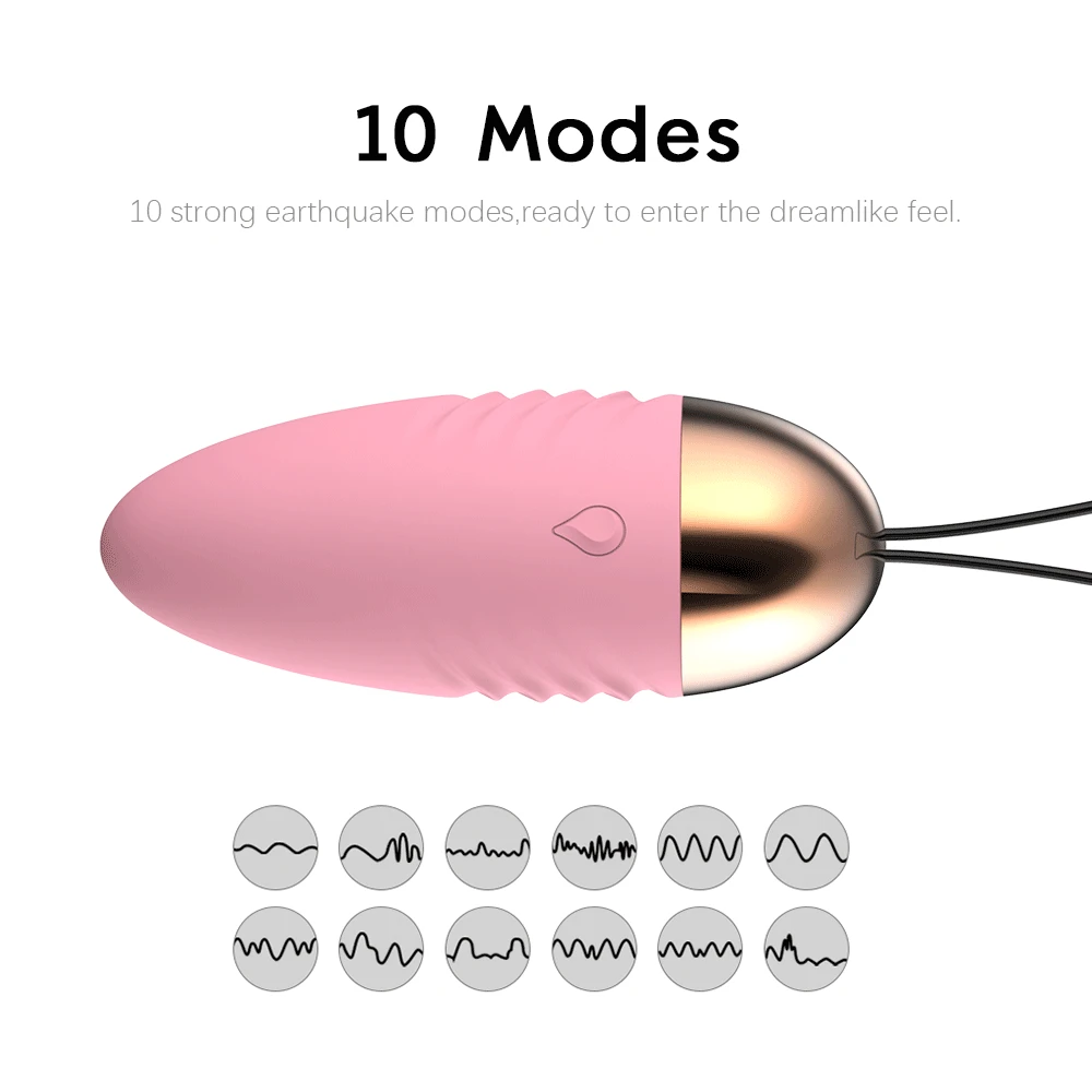 10 частотный пульт дистанционного управления яйцо прыгающий фаллоимитатор