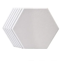 6pack hexagon 3d acoustic panels padding decorative wall tile for acoustic treatment echo bass insulation 14x12x0 4 inch