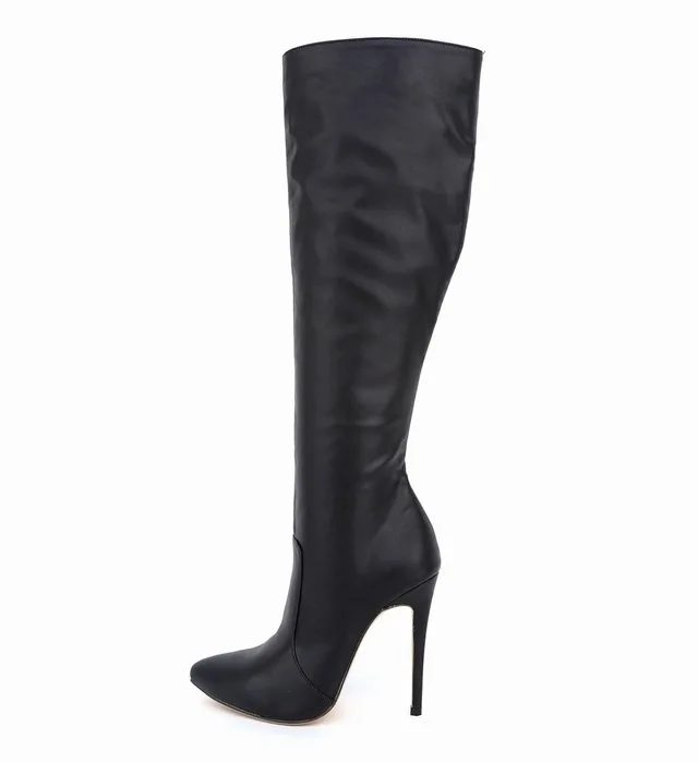 С женские ботинки - Цвет: 769-3 Black matte