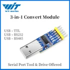 WitMotion USB к TTL RS485 RS232 многофункциональная серийный Интерфейс модуль 3,3 v 5v вход последовательный преобразователь