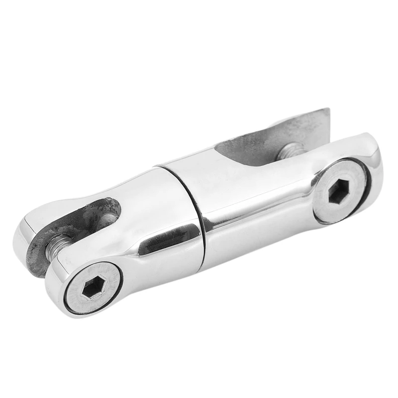 

1Pc Stainless Steel Anchor 1/4 Inch-5/16 Inch Chain 360 Degree Swivel Chain Connector for Marine Boat