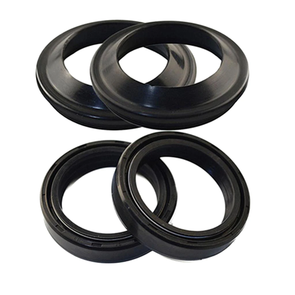 

4x Gasket Sealing Shock Absorber Front Motorcycle Rubber High Quality