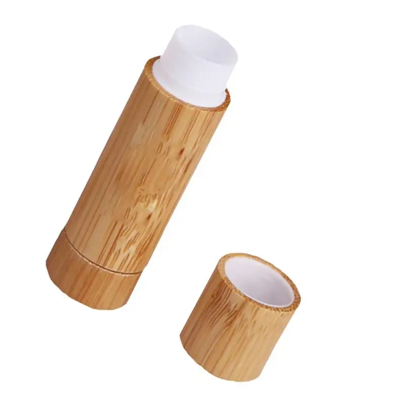 Пустые бамбуковые стеклянные контейнеры 2 шт. карандаш дезодорирующая трубка для