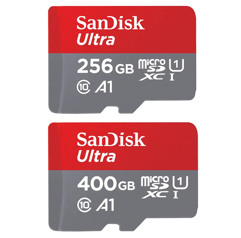 Оригинальная карта памяти SanDisk Ultra Micro SD SDHC Class 10 16 ГБ 32 ГБ карта памяти SDXC 64 Гб 128 ГБ 200 ГБ 256 Гб 400 Гб TF карта с адаптером