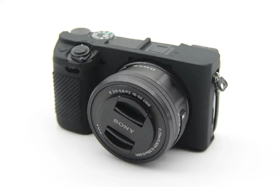 A6300A6400 Силиконовая кожа брони чехол корпус протектор для sony A6300/A6400 A7R III/A7M3 A7RM3/A9 ILCE-9/A7R IV A7RM4/A7 II A7M2 - Цвет: A6300A6400