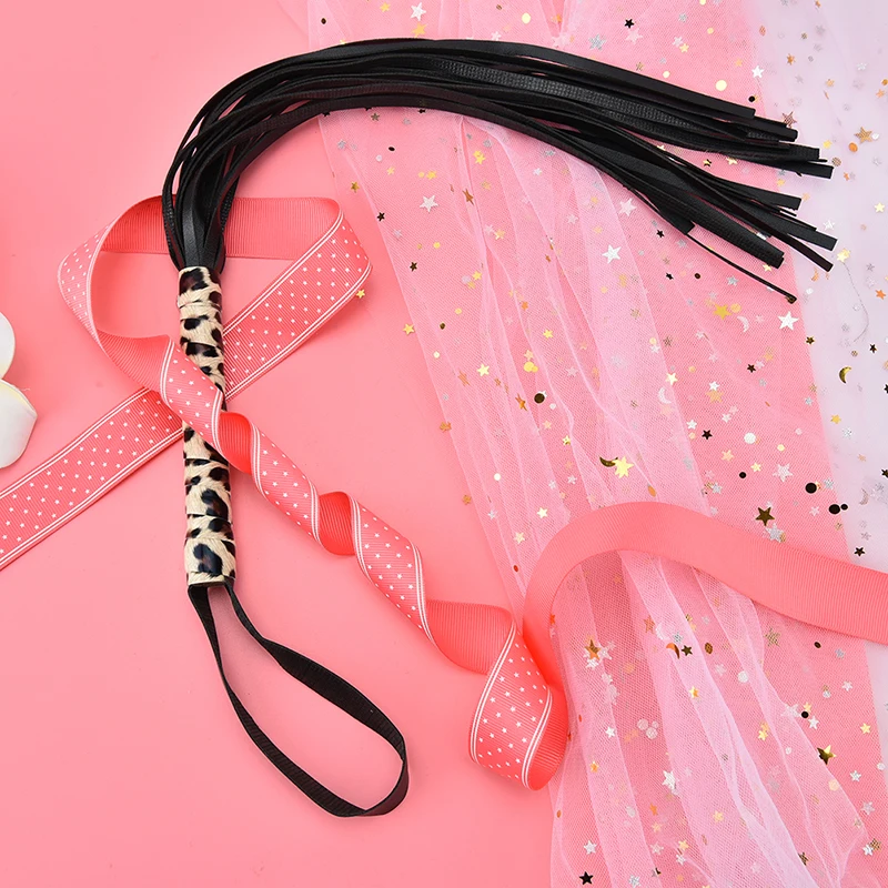 Леопардовая кожа фетиш плетка для шлепков весло Flogger секс игрушки пар