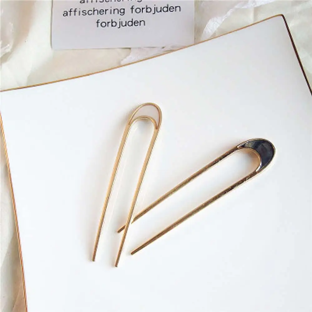 Женская u-образная Винтажная заколка для волос в японском стиле из