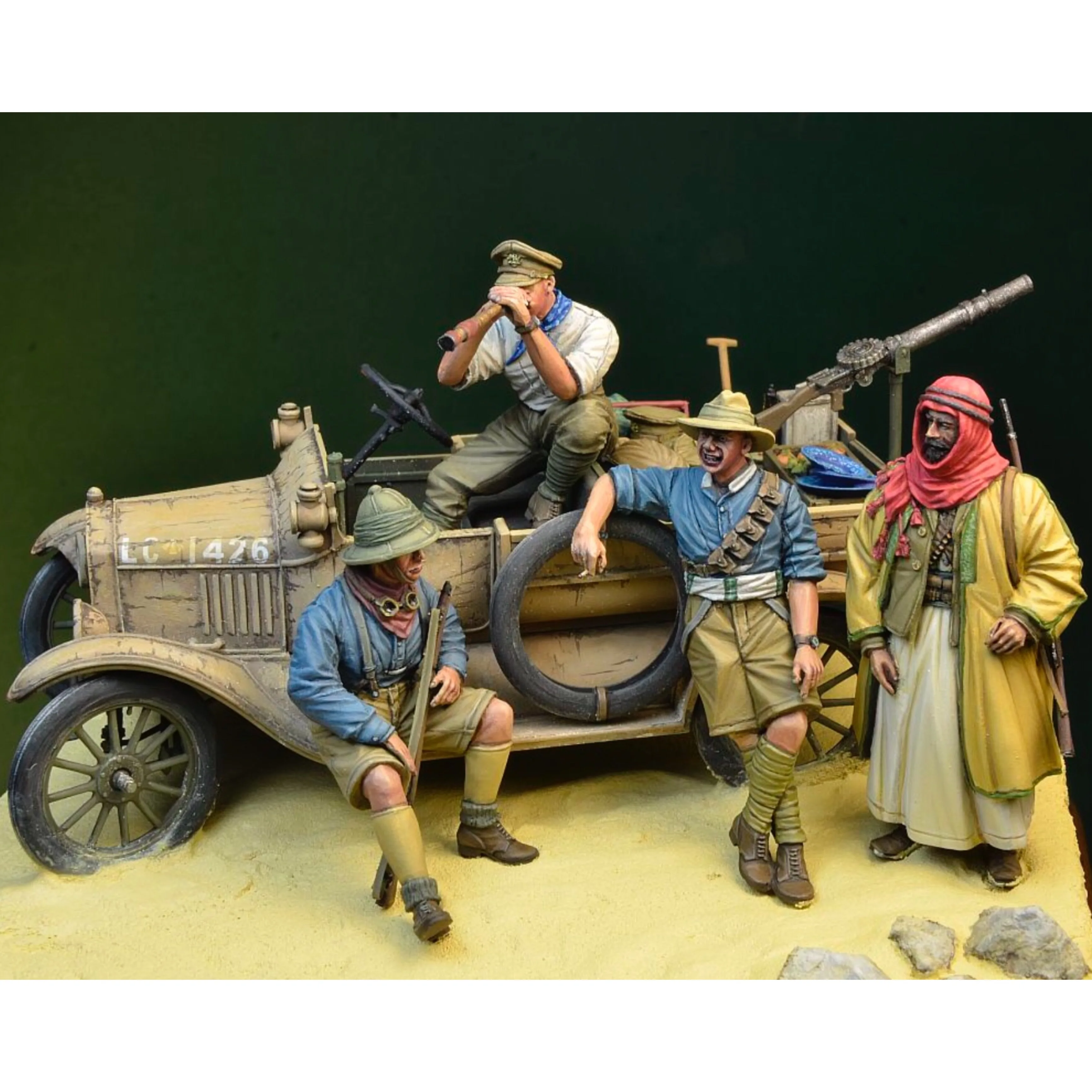 

1/35 Resin Model Figure GK，No car, Unassembled and unpainted kit