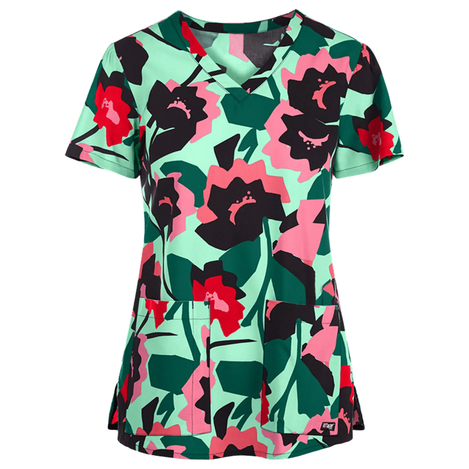 Для женщин Большие размеры скрабы Топ Голубые ботинки летние шорты с длинными