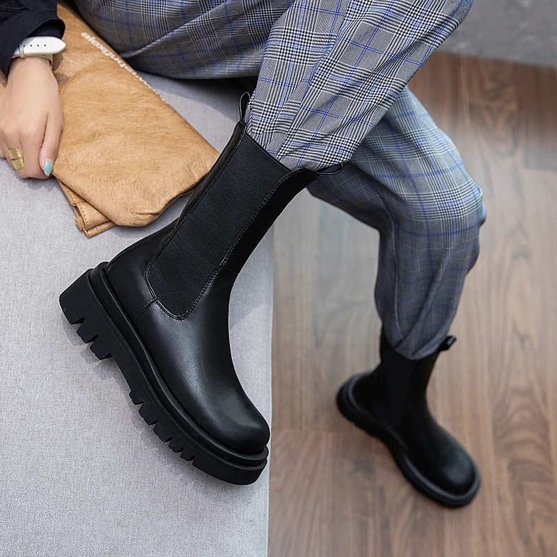 Женские низкие ботинки RIZABINA зимние повседневные на толстой подошве размер 34-43 |