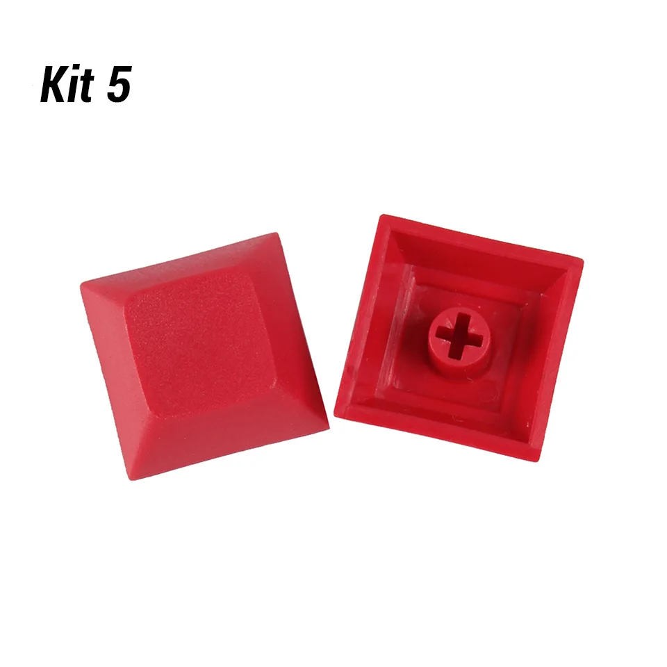 Red YMDK пустой DSA 1u Keycap 1,4 мм PBT для MX переключатели клавиатуры - Цвет: Red
