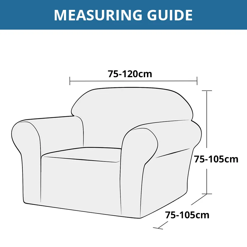 Эластичный чехол для кресла на 1 диван 4 вида гостиной|Чехлы диванов| |