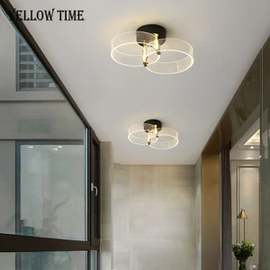 Acrylic LED Ceiling Lamp Aisle Corridor Lustres For Living room Bedroom Dining room Indoor Lighting Ceiling mounted Chandeliers