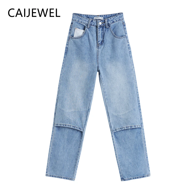 

Wide Leg Jeans 2022 New High Waist Blue Women's Jeans Plus Size Streetwear Vintage Baggy Casual Straight Pants Mom Denim Trouser