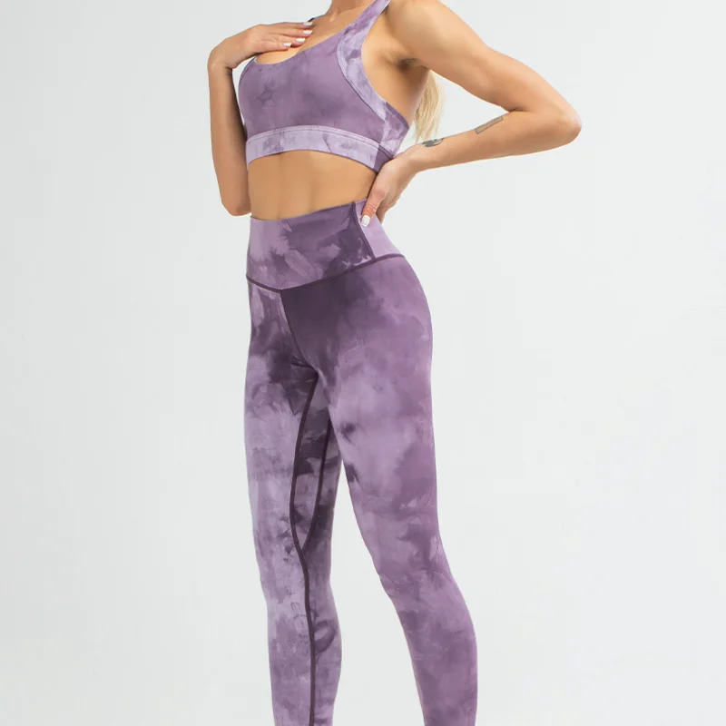 

Gym Seamless Women Two Piece Fitness Yoga Set Workout High Waist Leggings Set Athletic Wear For Women Bodysuit Sports Bra YS001