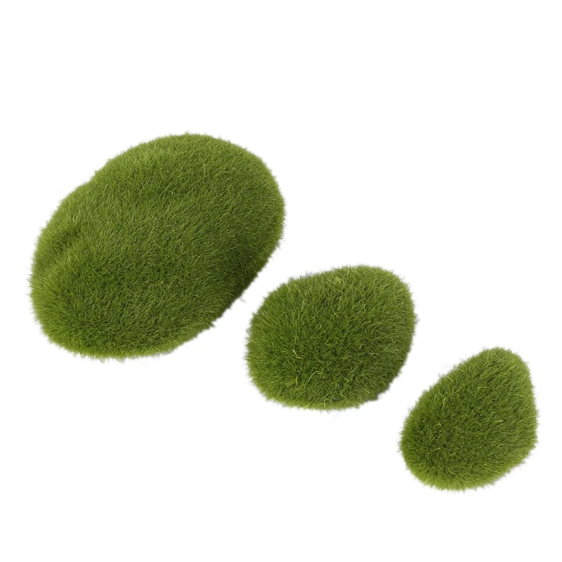 30 шт. декоративные искусственные моховые шарики 3 размера | Дом и сад