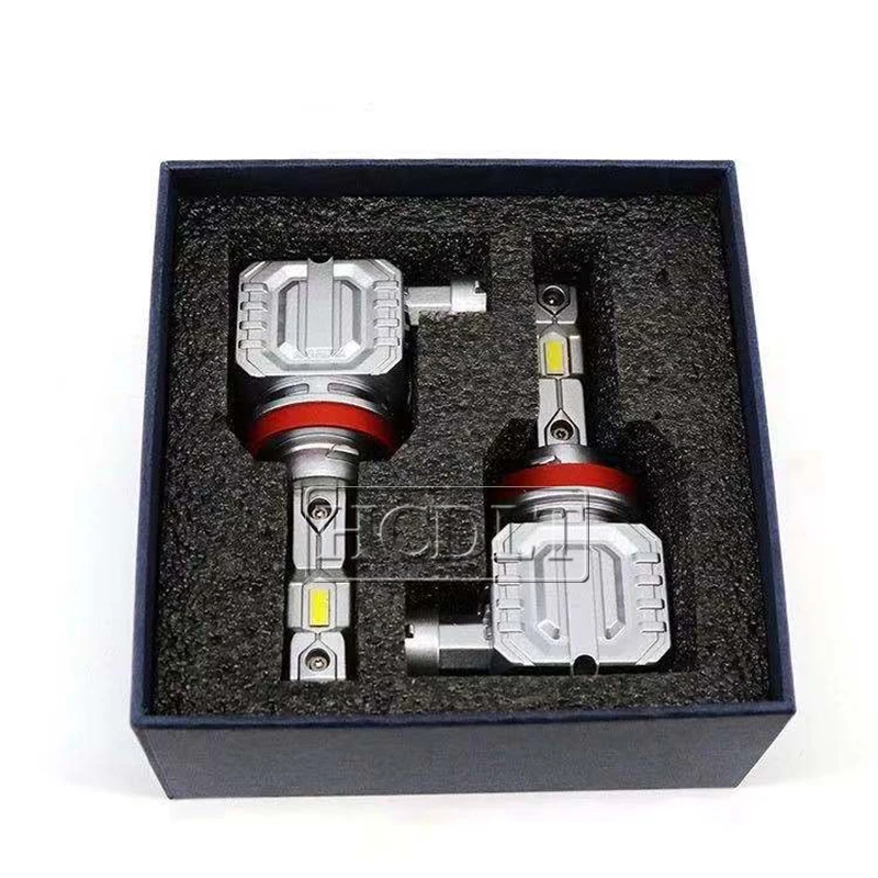 HCDLT M5P H4 H7 H8 H11 9005 HB3 9006 HB4 ультра яркие светодиодный ные лампы Plug And Play 90 Вт 6000K все в