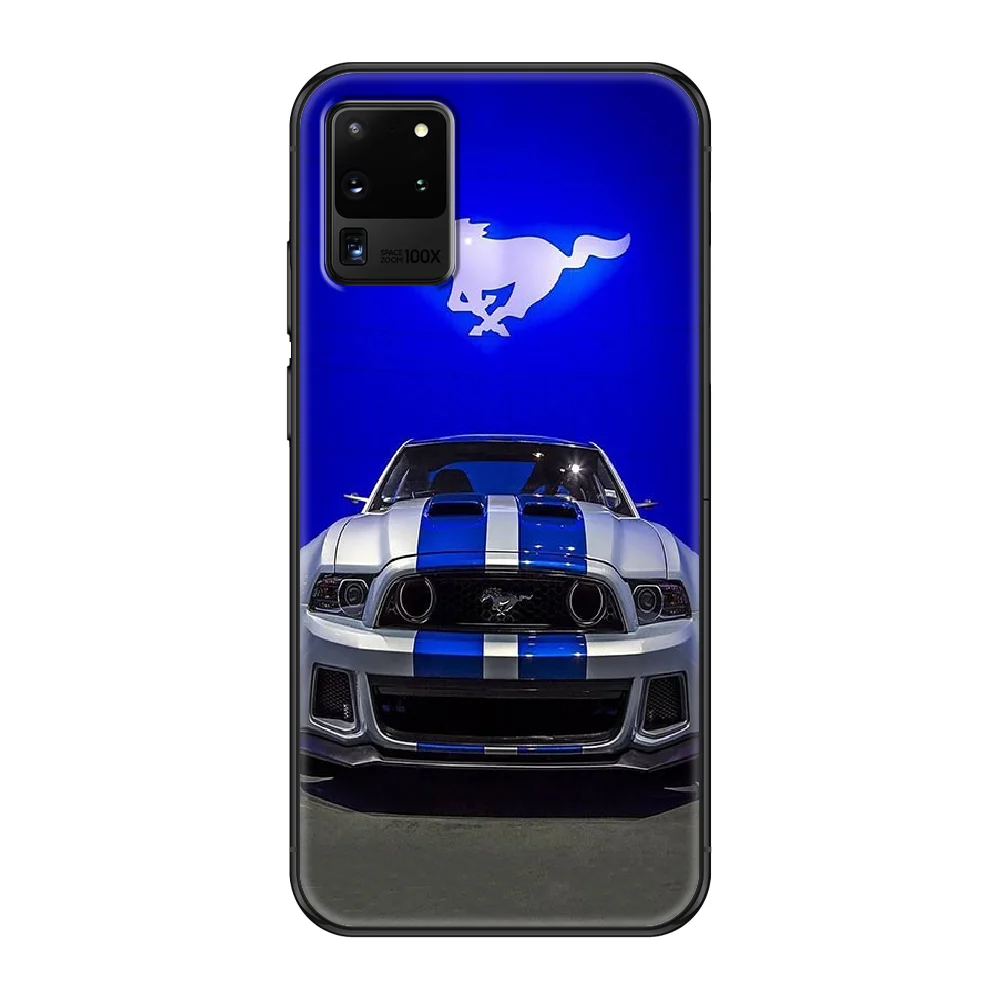 

Fords Car Mustang Phone case For Samsung Galaxy Note 4 8 9 10 20 S8 S9 S10 S10E S20 Plus UITRA Ultra black tpu cover silicone