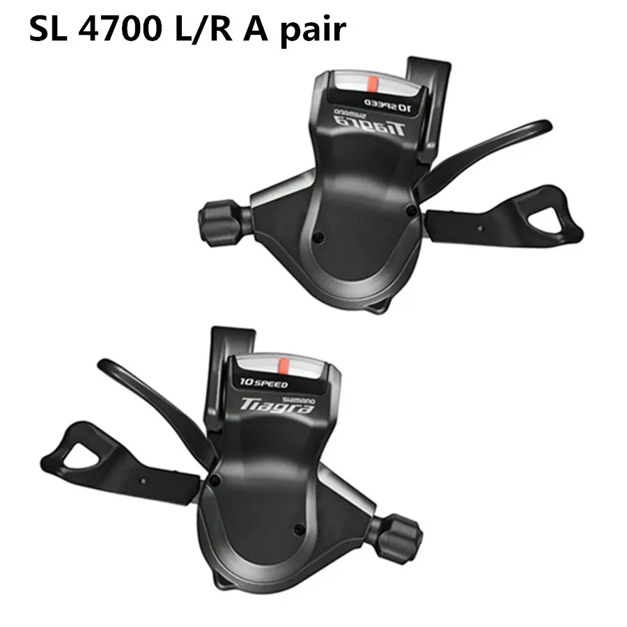 SHIMANO Tiagra SL 4700 рапидфайр плюс перемещения рычага переключения передач для SL-4700 рычаг переключения скоростей переключения передач с 10 скоростями 2x10-speed - Цвет: 4700  A pair