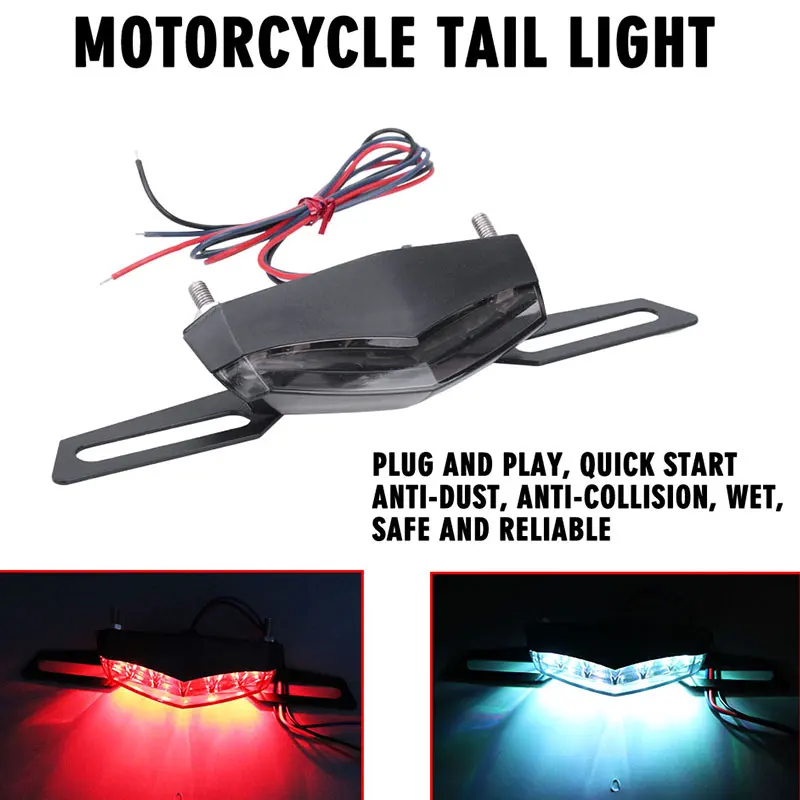 12 В велосипедный задний тормозной светильник светодиодный Светильник