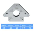 Электрический сварочный держатель, прямоугольный многоугольный фиксатор для сварки труб, Монтажный кронштейн для сварки, угол 45  90  135  180 