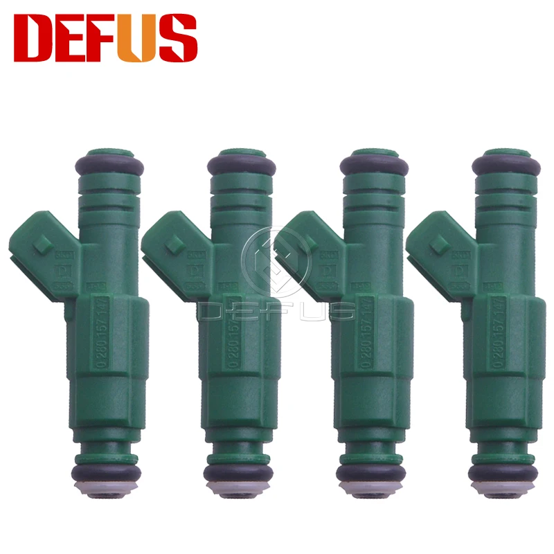 Топливная форсунка DEFUS 4 шт. OE 0280157147 для Hon da CRV Ci vic Mk II 2.0L инжекторное значение Bico 0