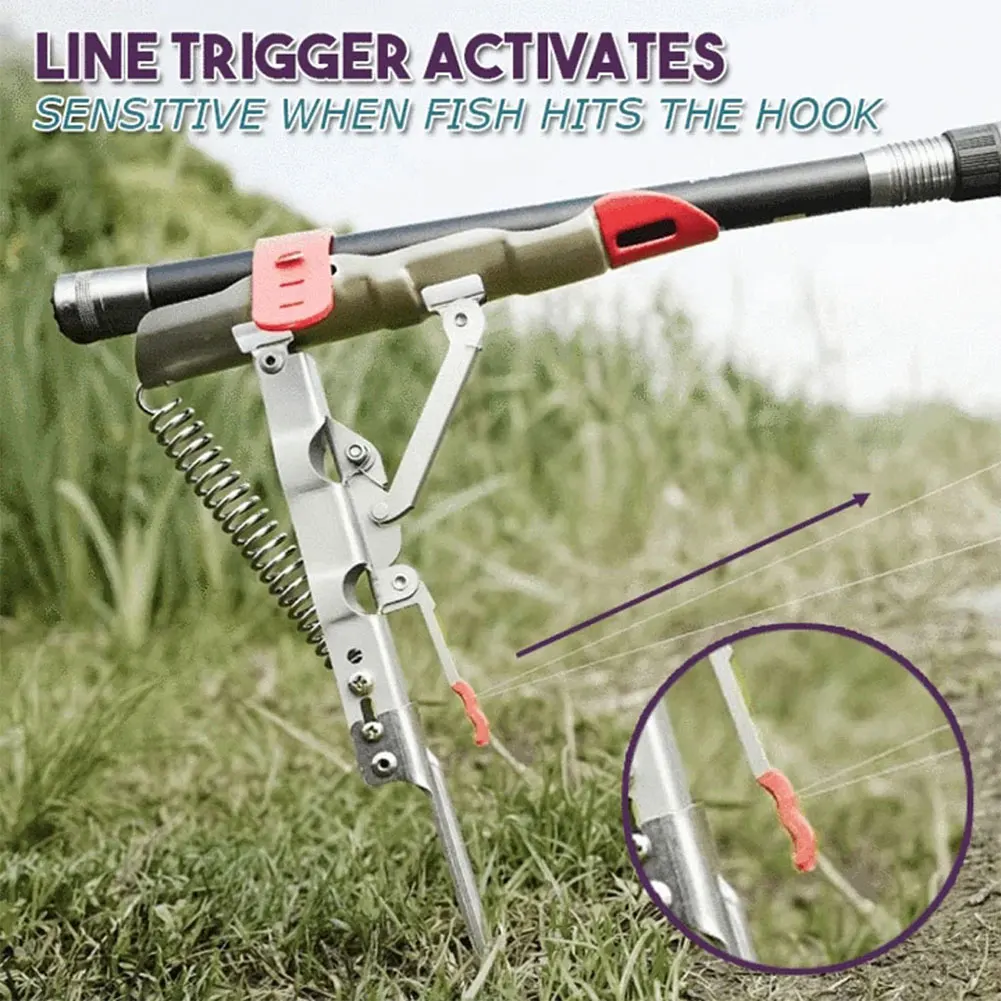 

Automatic Fishing Rod Holder Fishing Pole Support Pole Lifter Support Fishing Tackle Accessories Sea Pole Automatic Support