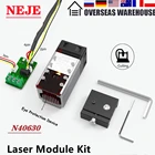 Лазерный модуль NEJE N40630 с ЧПУ, набор для лазерного гравера, гравировального станка, сжигания светильник, 450 нм, TTL синий светильник, 30 Вт
