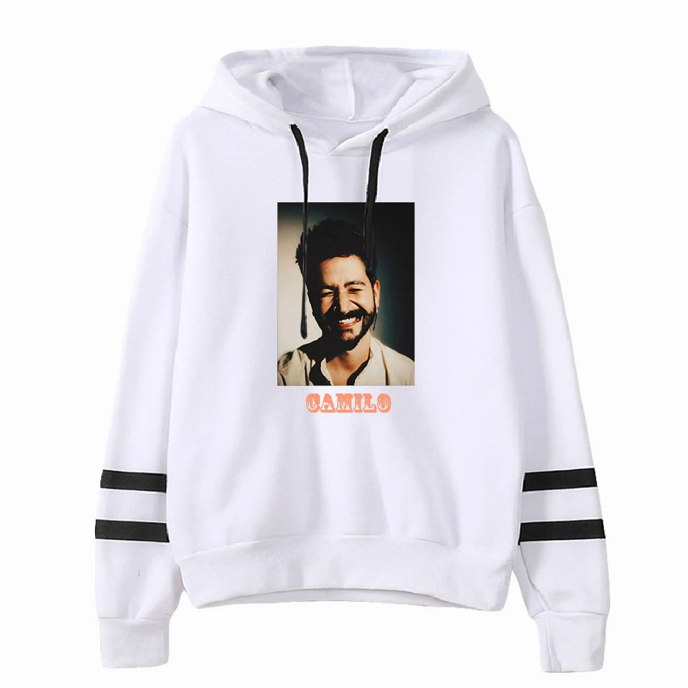 

2021 New Camilo Echeverry Hoodie Unisex Pocketless Sleeve Women Men's Sweatshirt Harajuku Streetwear Pop Singer Clothes