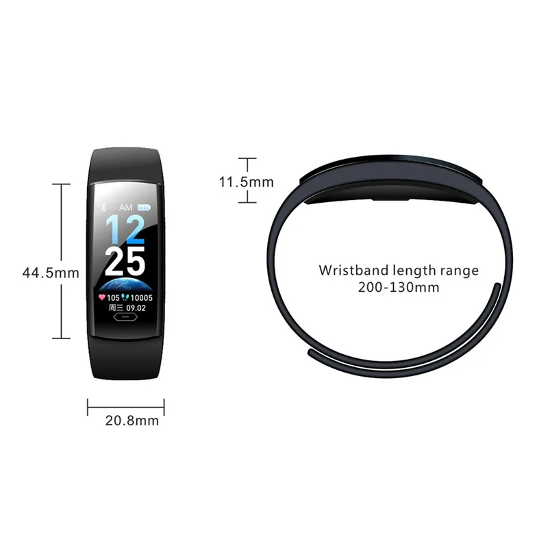 QS90 плюс смарт часы для мужчин фитнес браслет монитор сердечного ритма кровяное