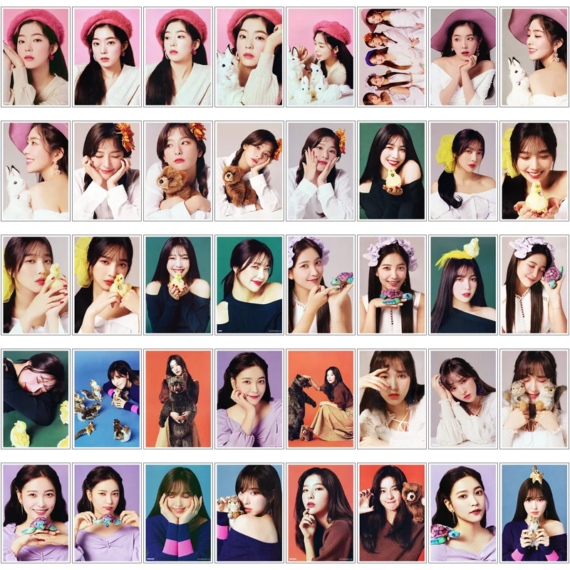 Kpop красный бархат 2019 календарь в том же стиле Polaroid Photo Lomo Card подарки для фанатов
