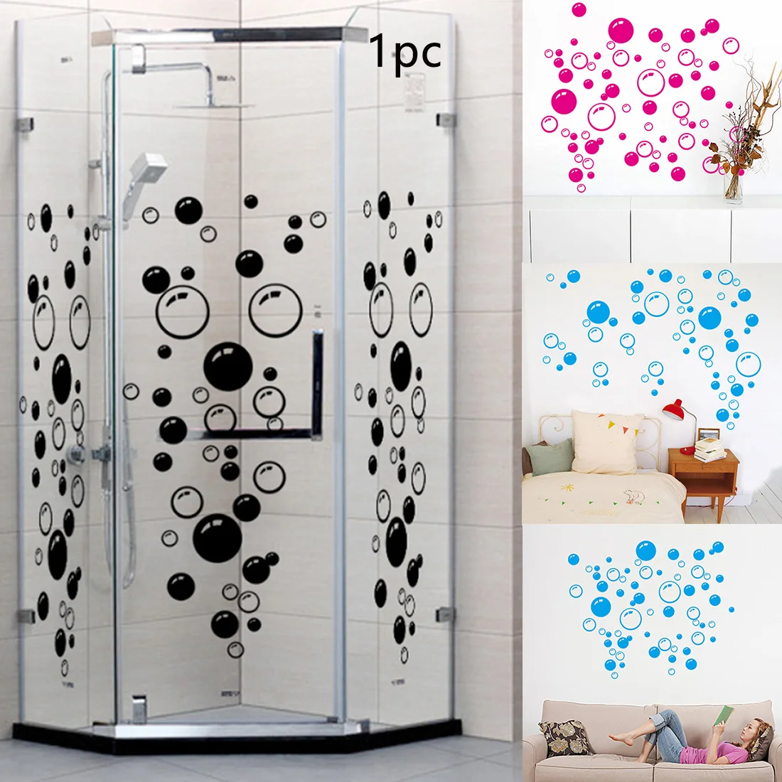 Душ автомобиль Съемный Дети плитка задний план домашний Декор ПВХ DIY стикер стены