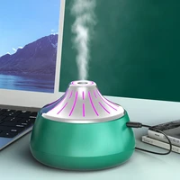 mini x9 car air humidifier mute aroma essential oil diffuser ultrasonic sprayer usb fog mist maker with colorful luminous light