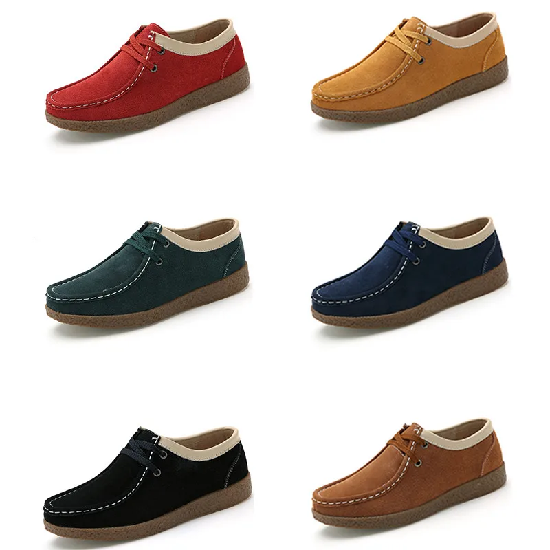 

Туфли женские из натуральной кожи, удобная мягкая легкая обувь в ретро-стиле, Документальные Туфли, матовые повседневные лоферы, плоская по...