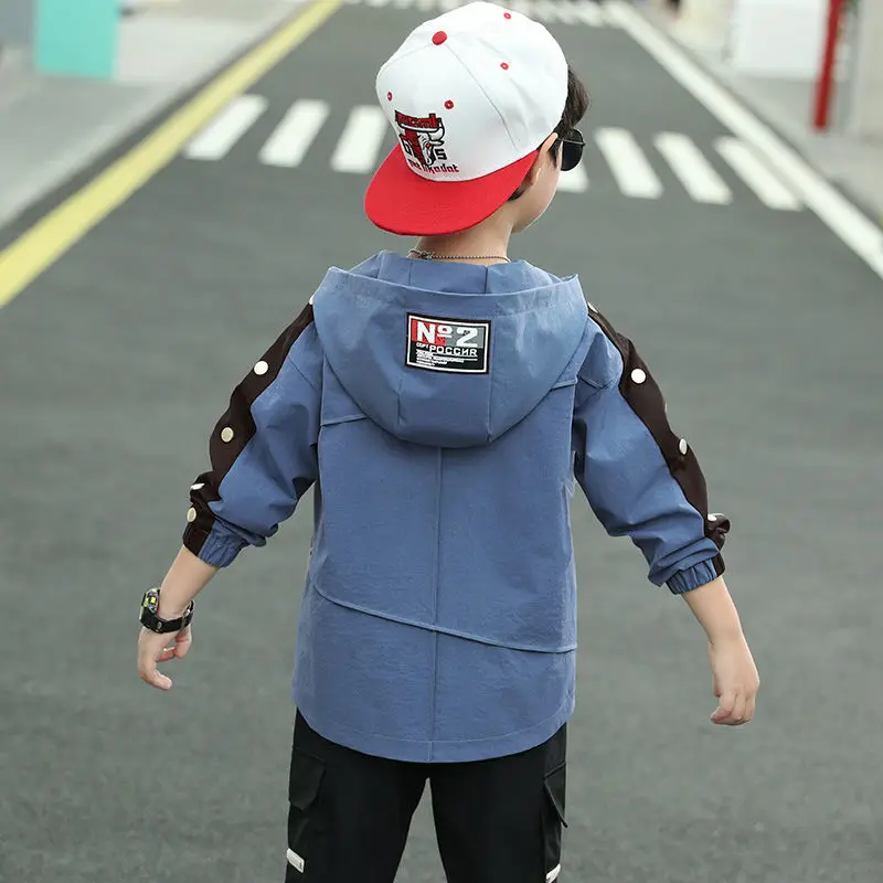

Children's clothing boy jacket 2020 new medium and large children's spring and autumn baseball uniform foreign casual jacket