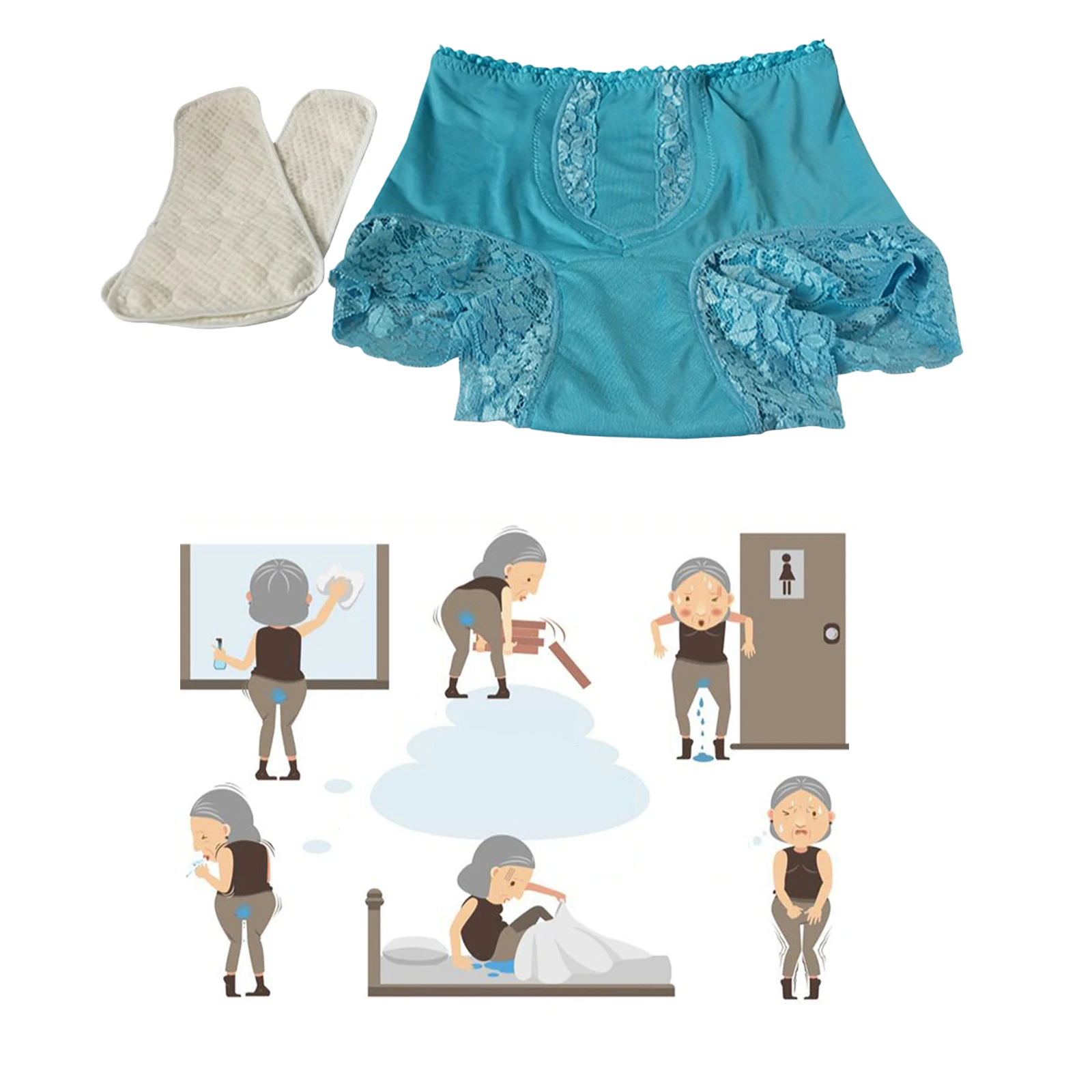 

Нижнее белье для женщин для беременных моющиеся трусики с супер