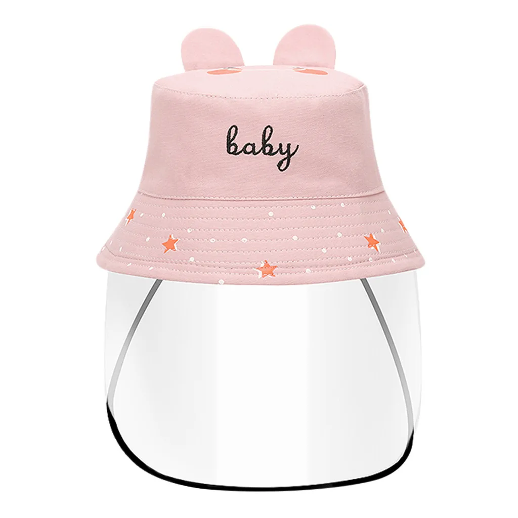 Anti-spitting Protective Hat Dustproof Cover Kids Boys Girls Fisherman Cap Dust protection 2020 New | Аксессуары для одежды