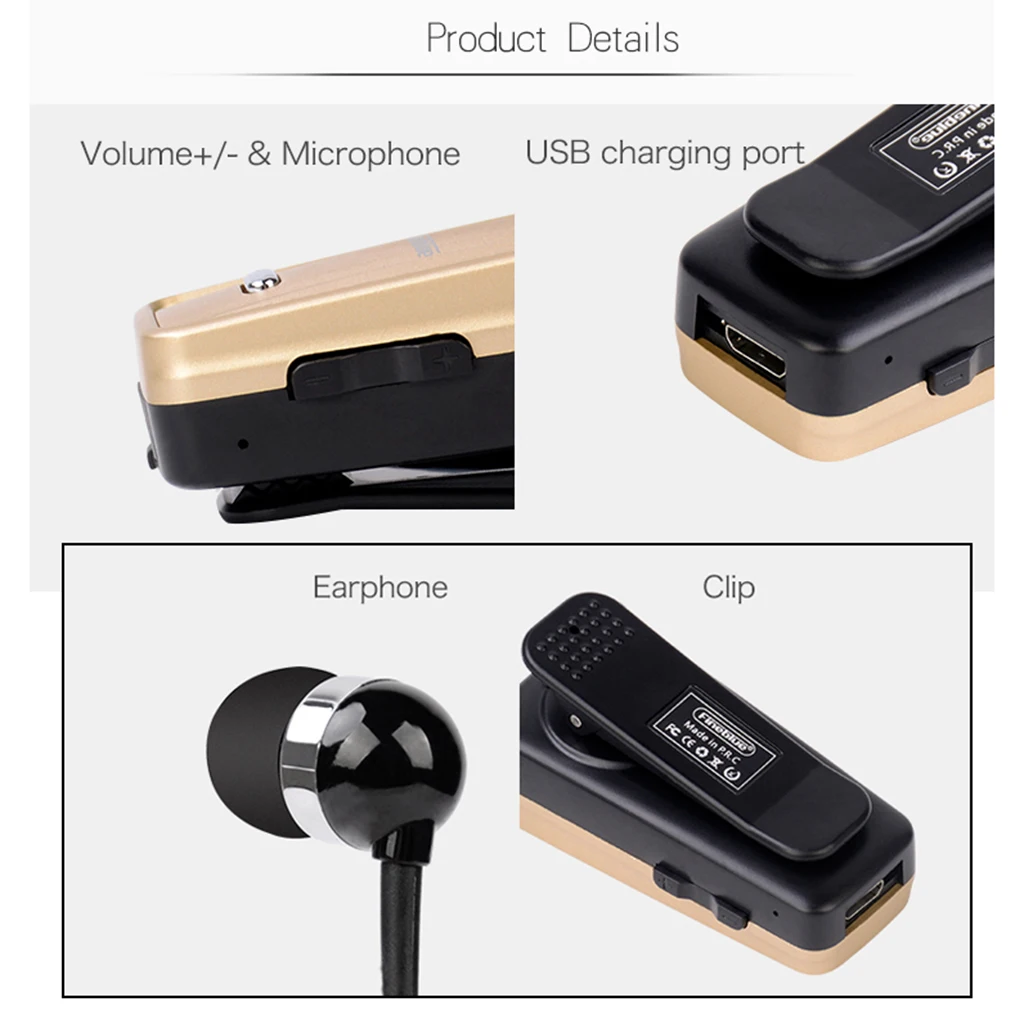 FineBlue F980 Bluetooth наушники спортивные деловые беспроводные защита от пота