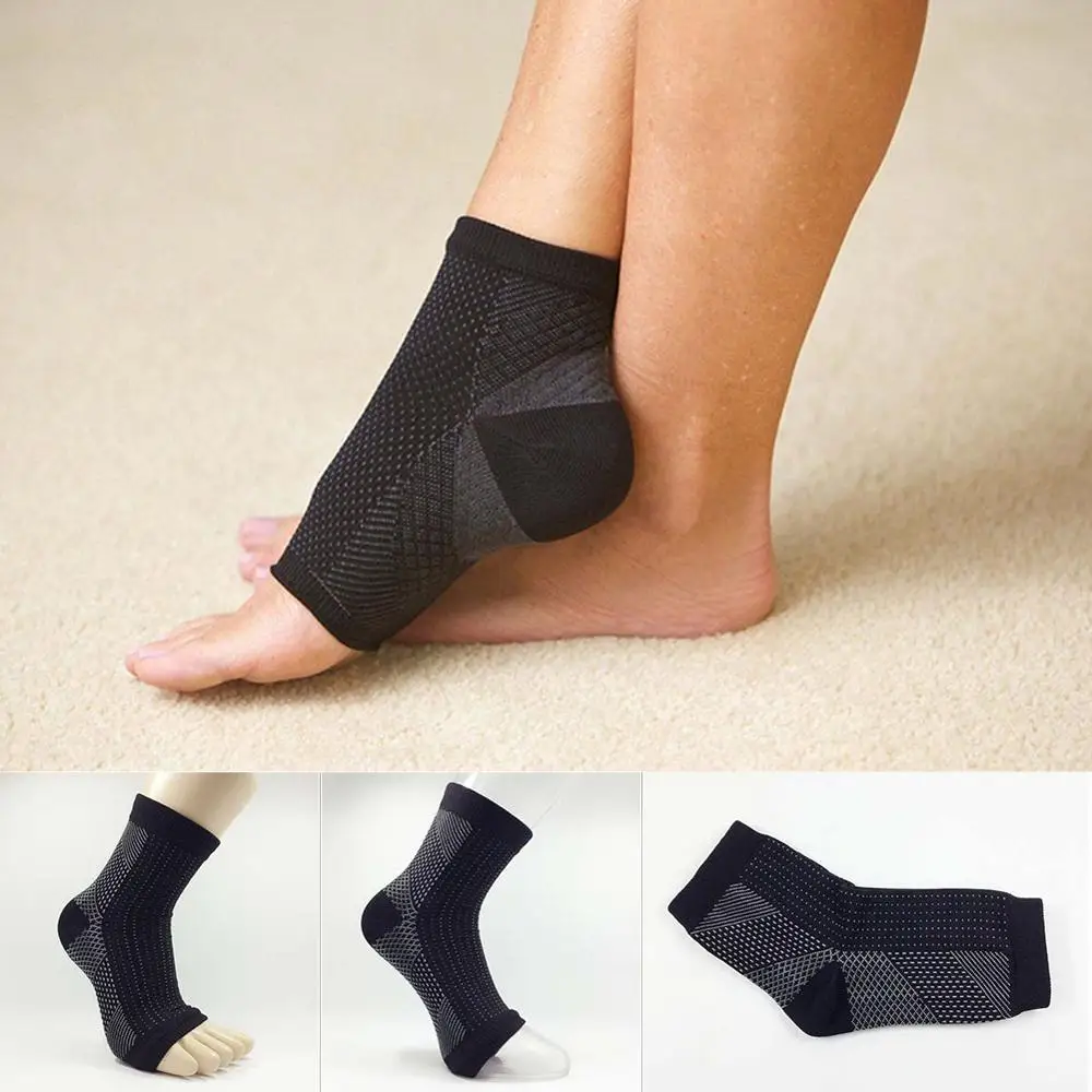 

1pc Foot Compression Sleeves Circulation Angel Ankle Swelling Pain Sleeve Relief Ankle Pad