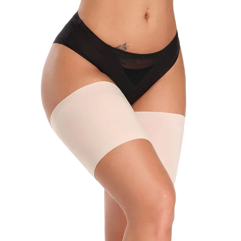 

1 Pair Thigh Bands Leg Warmer Women Slimmer Band High Elastic Silica Gel Anti-friction Protection Warmers Plus Size Sexy Womens