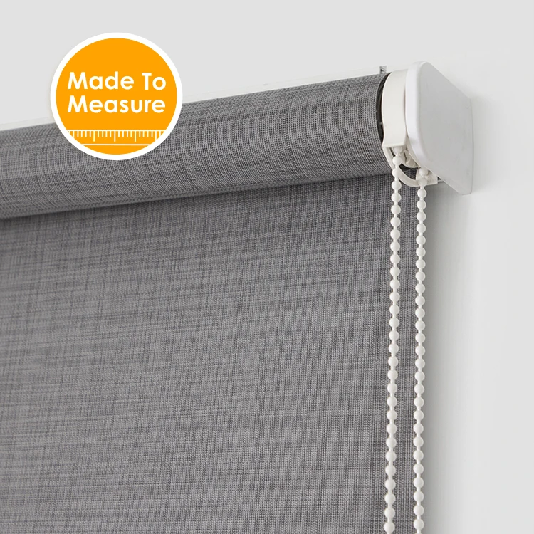 

Hot Sales New Year Top Quality Fire Retardant Sunscreen Soil Roller Blinds 38mm alum tube Heavy Duty for Window Cusatomized Size