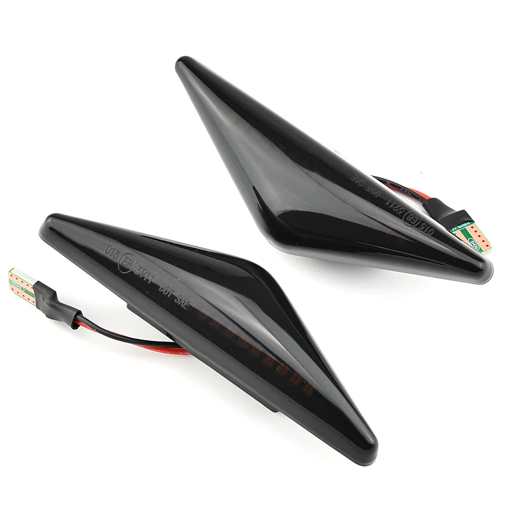 

2pcs Smoke Led Dynamic Side Marker Turn Signal Light Sequential Blinker Light For Ford Mondeo 2000-2006 Focus MK1 1998-2004