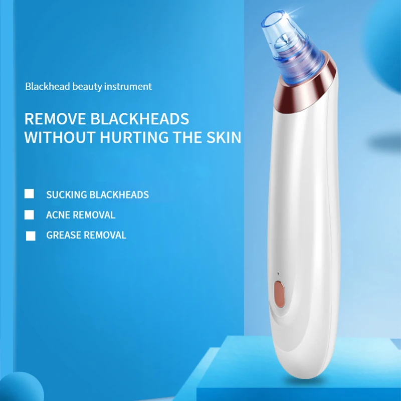 Электрический прибор для очистки пор от угрей с дисплеем подогревом CE/FCC | Красота