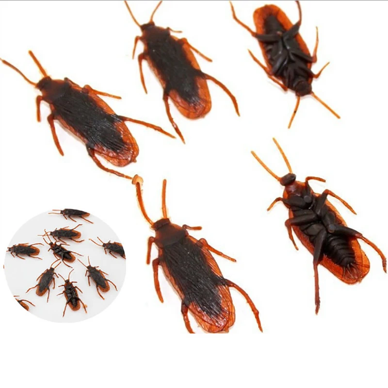 

20 PCS Spoof April Fool's Day Simulation cockroach Millipede gecko Scorpion Soft toy Mass Intensive fear Better results nausea
