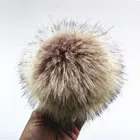 12 см пушистый меховой помпон для сумок, аксессуары для одежды, анти-пресс искусственный полиэфирный помпон для шляп
