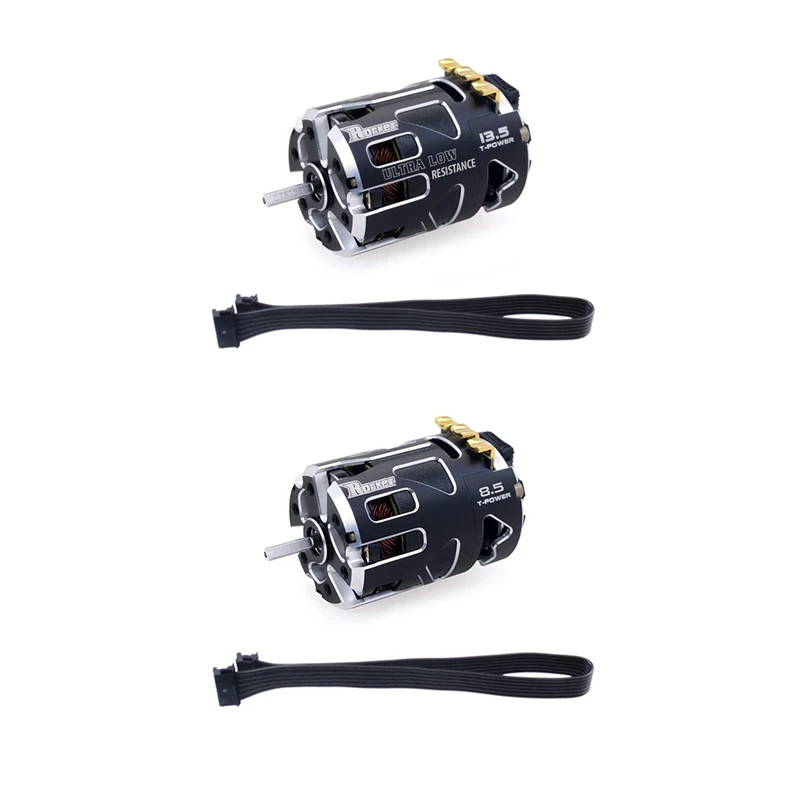 

SURPASS HOBBY 2Set Rocket 540 V5R Sensored Brushless Motor RC Racing Car Motor, 13.5T STOCK SPEC & 8.5T Modified