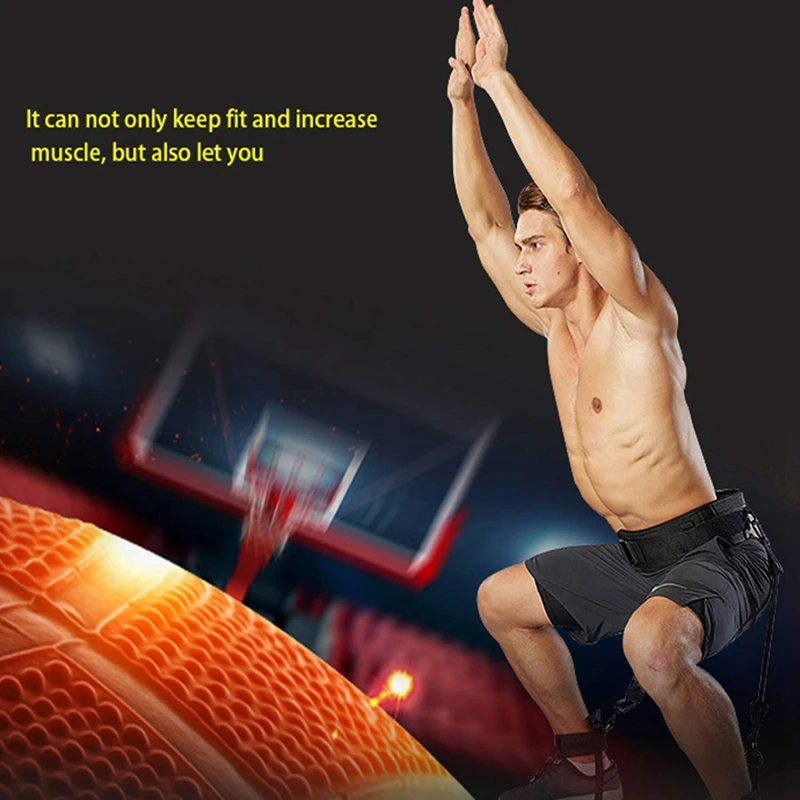 

Fitness Bounce Trainer Pull Rope Ball Games Running Jump Trainer Resistance Bands Legs Strength Agility Training Strap